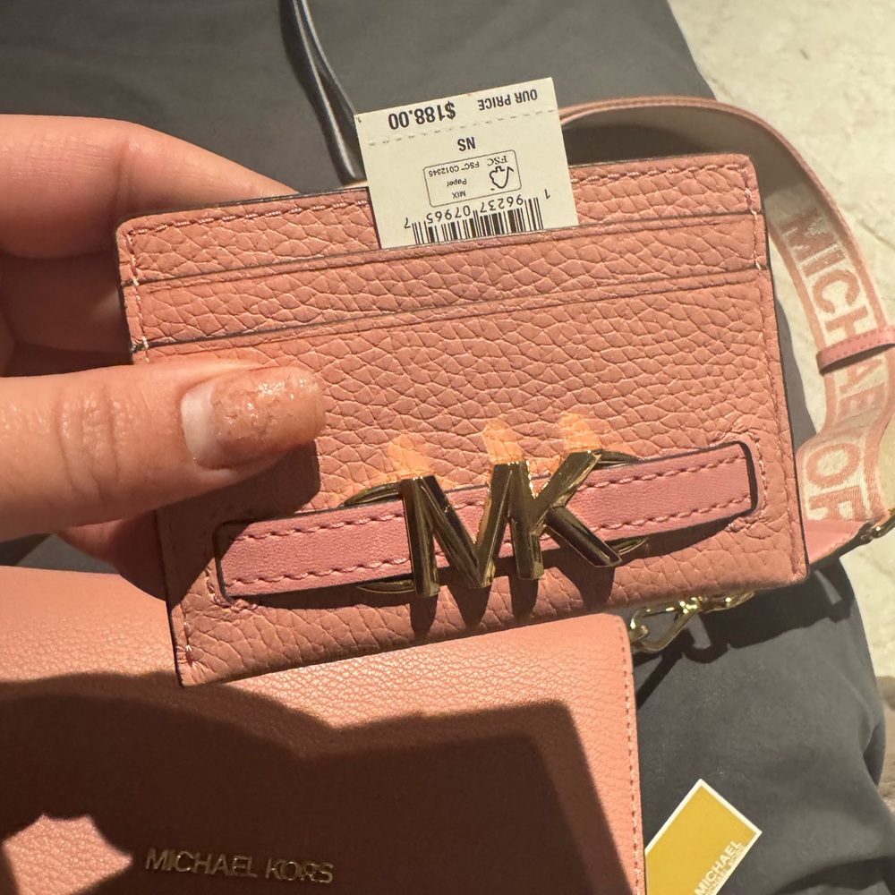 Michael Kors Pink Card Holder